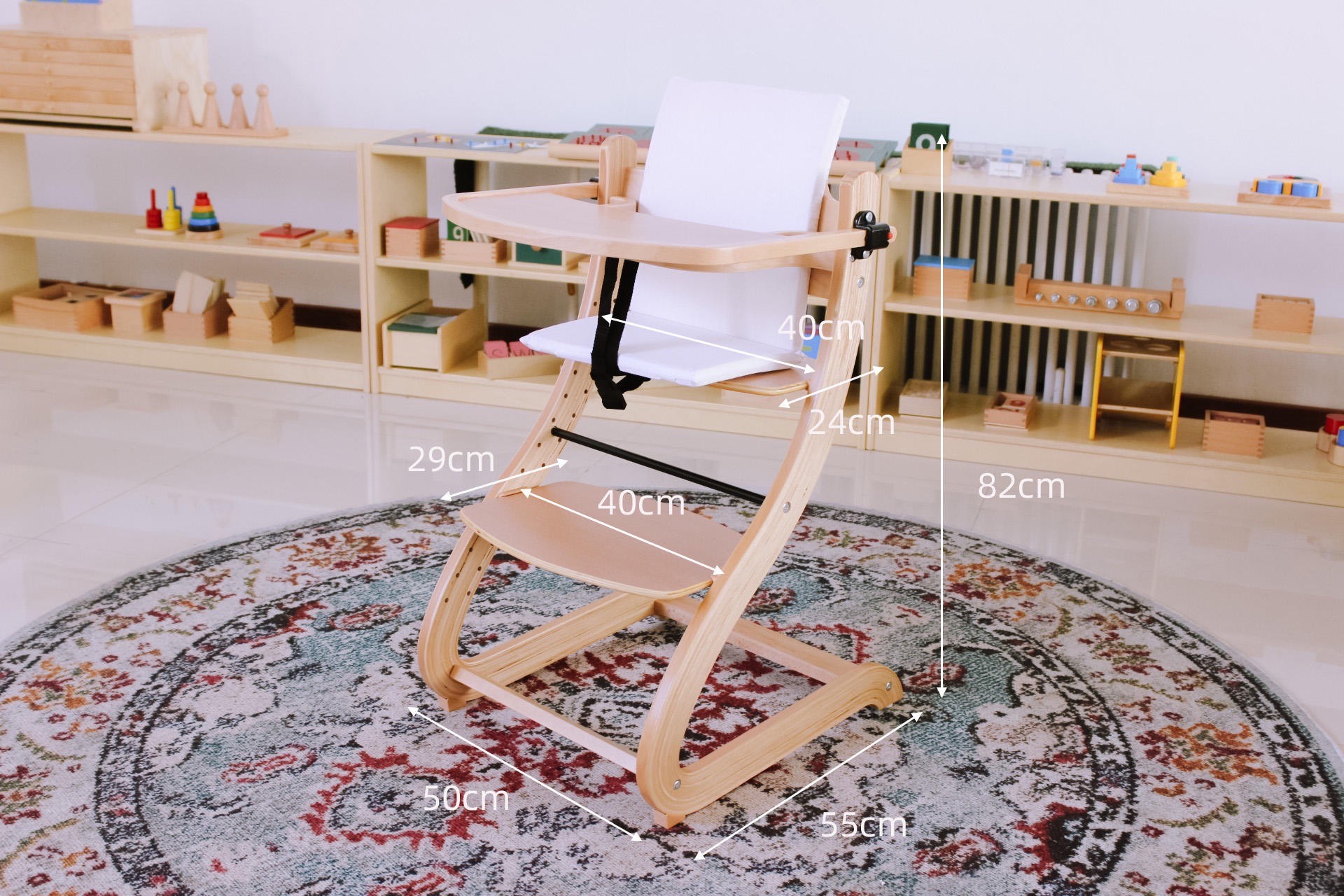 wooden high chair for sale near me