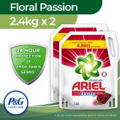 Ariel Power Gel Floral Passion Liquid Detergent 2400g x2