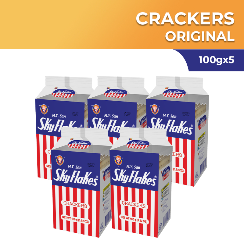 Skyflakes Crackers Handy Pack 100g Pack of 5 Lazada PH