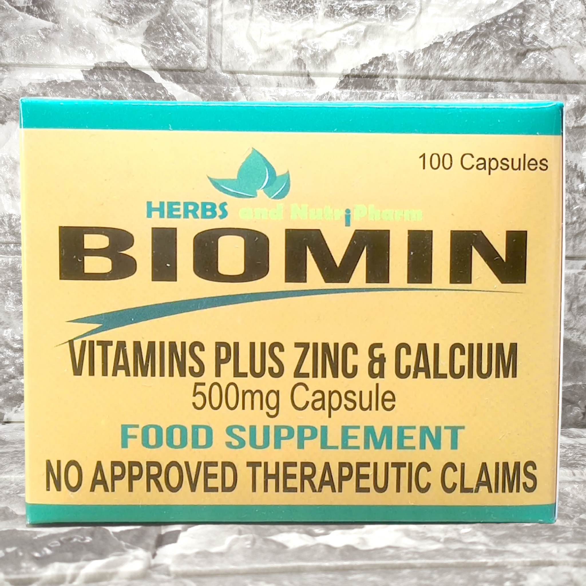BIOMIN (Vitamins Plus Zinc & Calcium) 100 Capsules Lazada PH