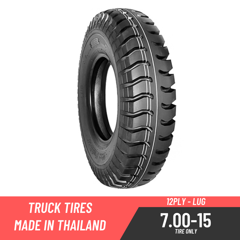 70015 (12ply) LUG Premium Truck Tires (Made in Thailand) 700x15 Tire only Lazada PH
