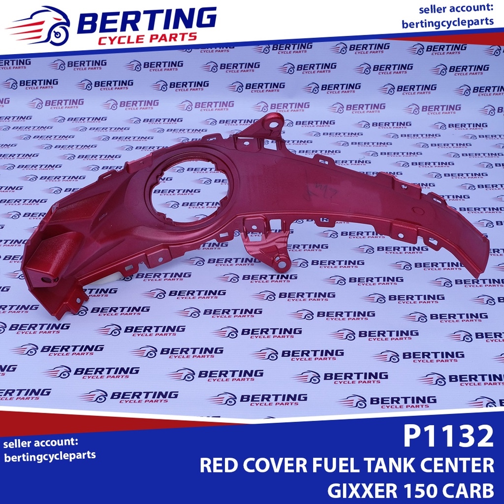 Suzuki Gixxer 150 Central Fuel Tank Cover RED Genuine 44191C34J00L19A