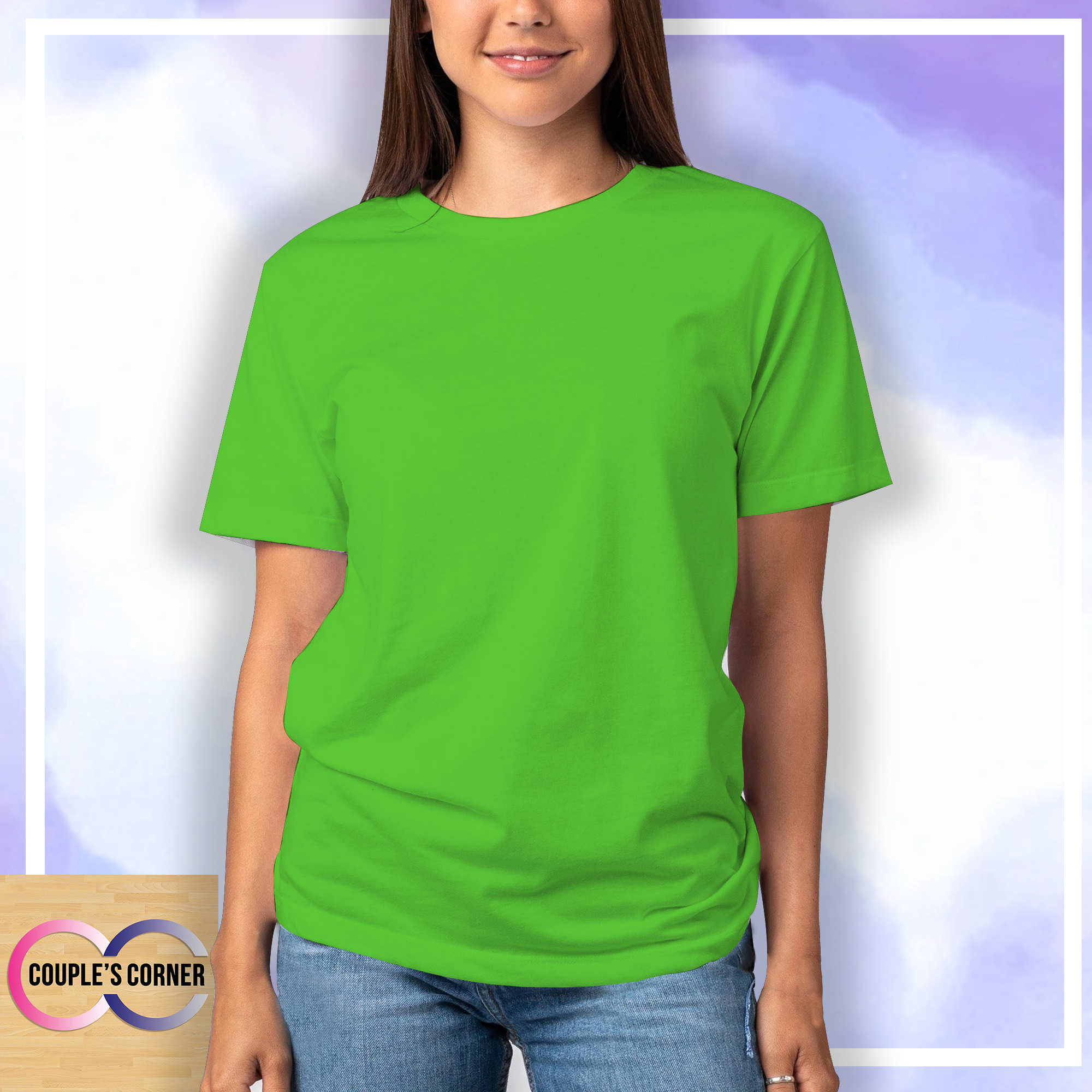 Apple green t shirt women's Clearance