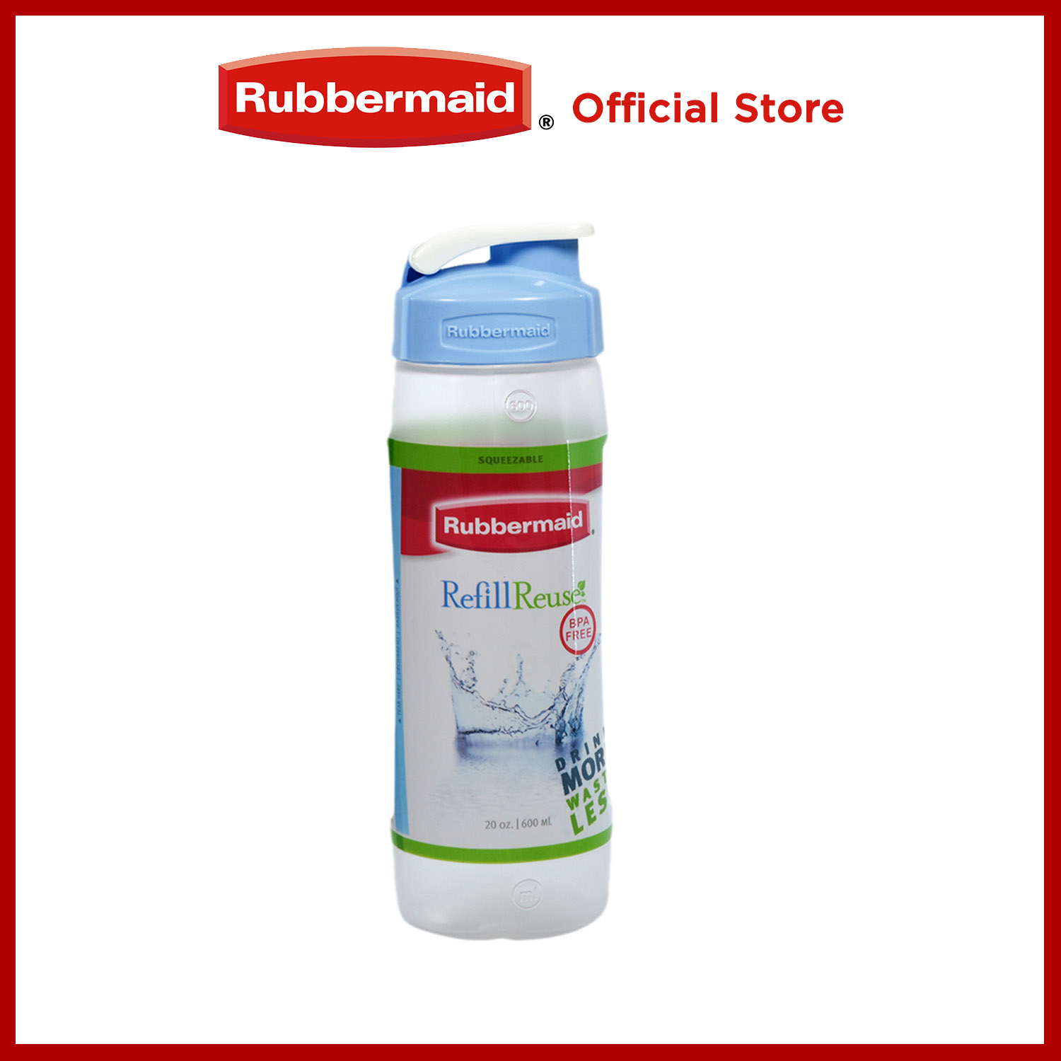 Rubbermaid Refill Reuse 20 Ounce Chug Bottle 1 Assorted Bottles