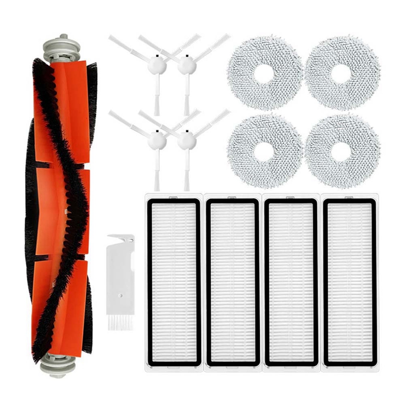For xiaomi s10+ / s10 plus robot vacuum replacement main side brush hepa filter mop rag cloth