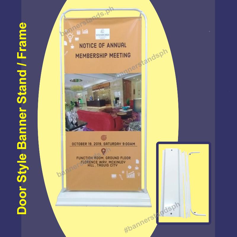 Door Frame Banner Stand for 80cm x 180cm Print Size Tarpaulin (Hook-On –  PrintGuru