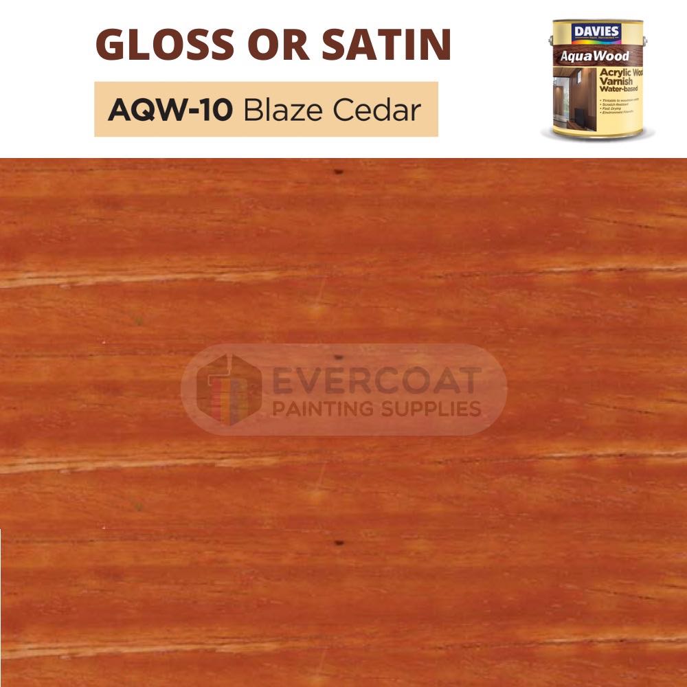 Davies AquaWood Wood Stain + Varnish Water Based 1L Lazada PH