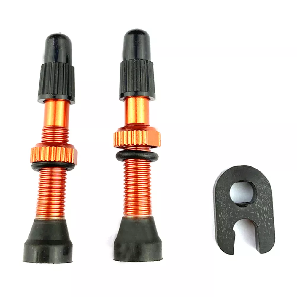 DLMA 2pcs 40mm MTB Road Bike Extender Valves Tubeless Presta Valve Core