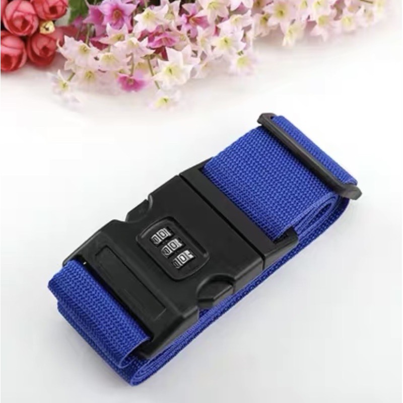 samsonite luggage ♥Travel Adjustable Luggage Belt Strap with password
