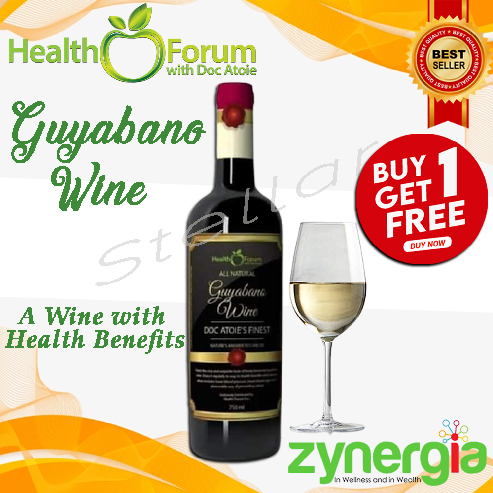 Buy 1 Get 1 Zynergia Guyabano Wine By Doc Atoie 750ml Best Seller Wine 100 Authentic Guyabano Wine Formulated By Doc Atoie 750ml Lazada Ph