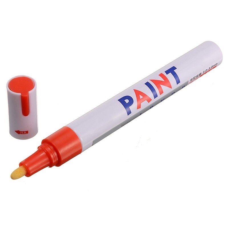 1Pc Car Paint Pen Waterproof Car Wheel Tire Oily Painting Mark Pen Auto