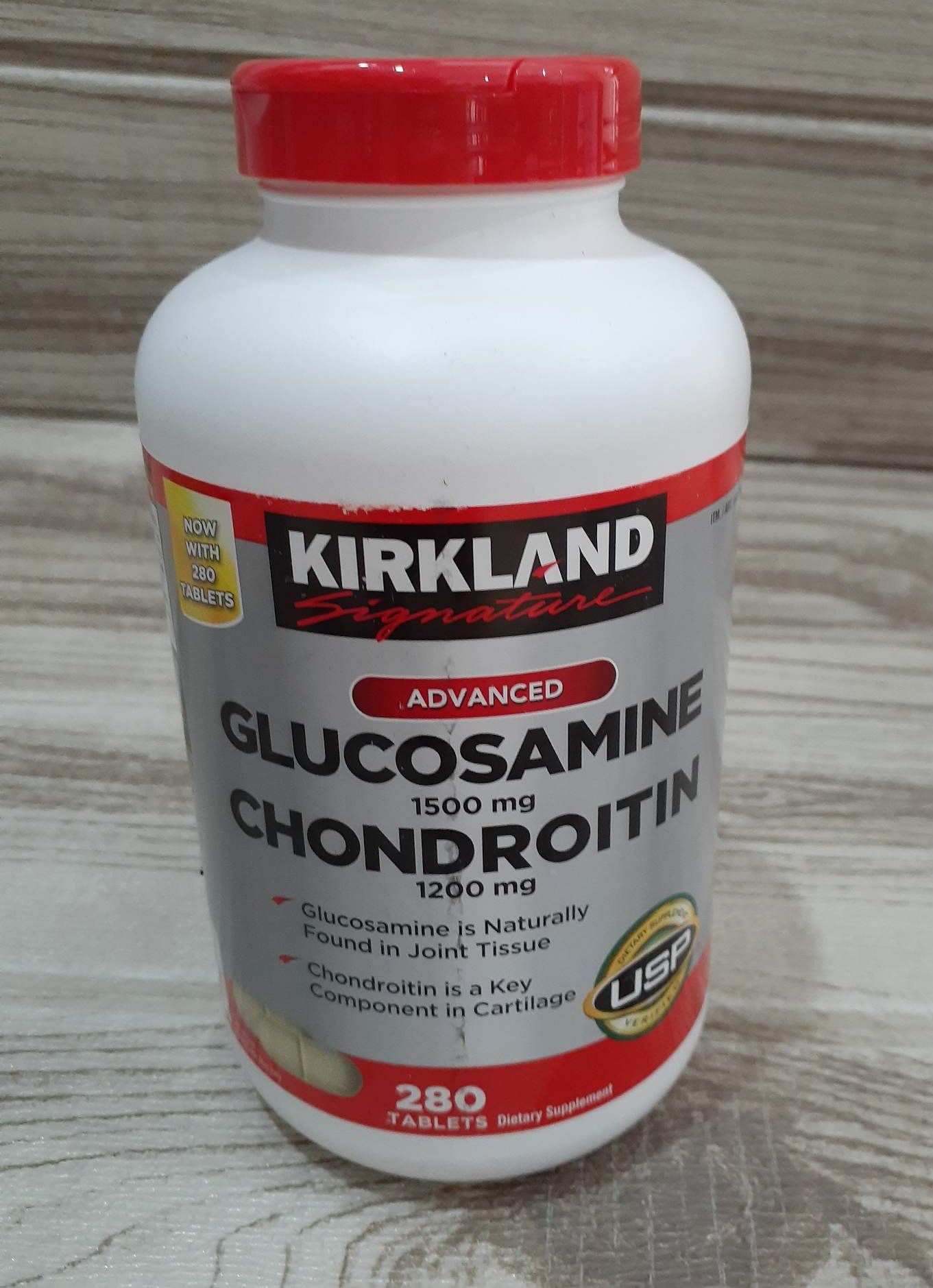 Kirkland Glucosamine & Chondroitin, Advanced, 30, 60 or 90 Tablets