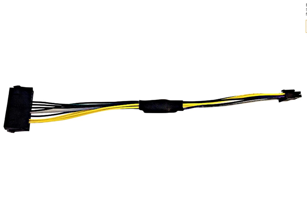 Eyeboot 24 Pin to 8Pin Power Supply ATX PSU Adapter Cable for DELL