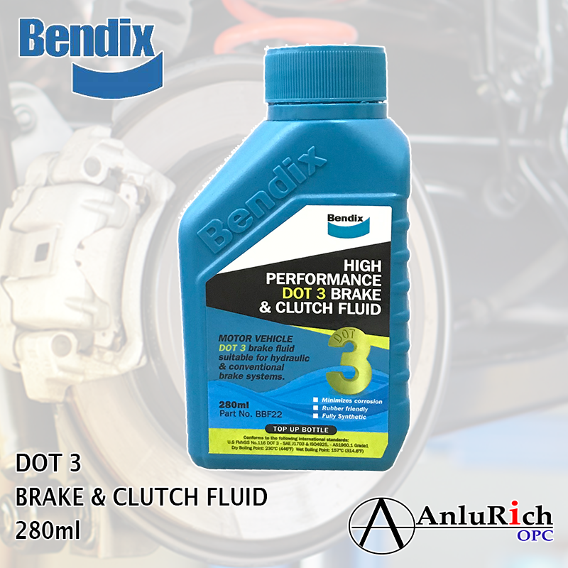 Bendix High Performance DOT 3 Brake and Clutch Fluid 280ml Lazada PH