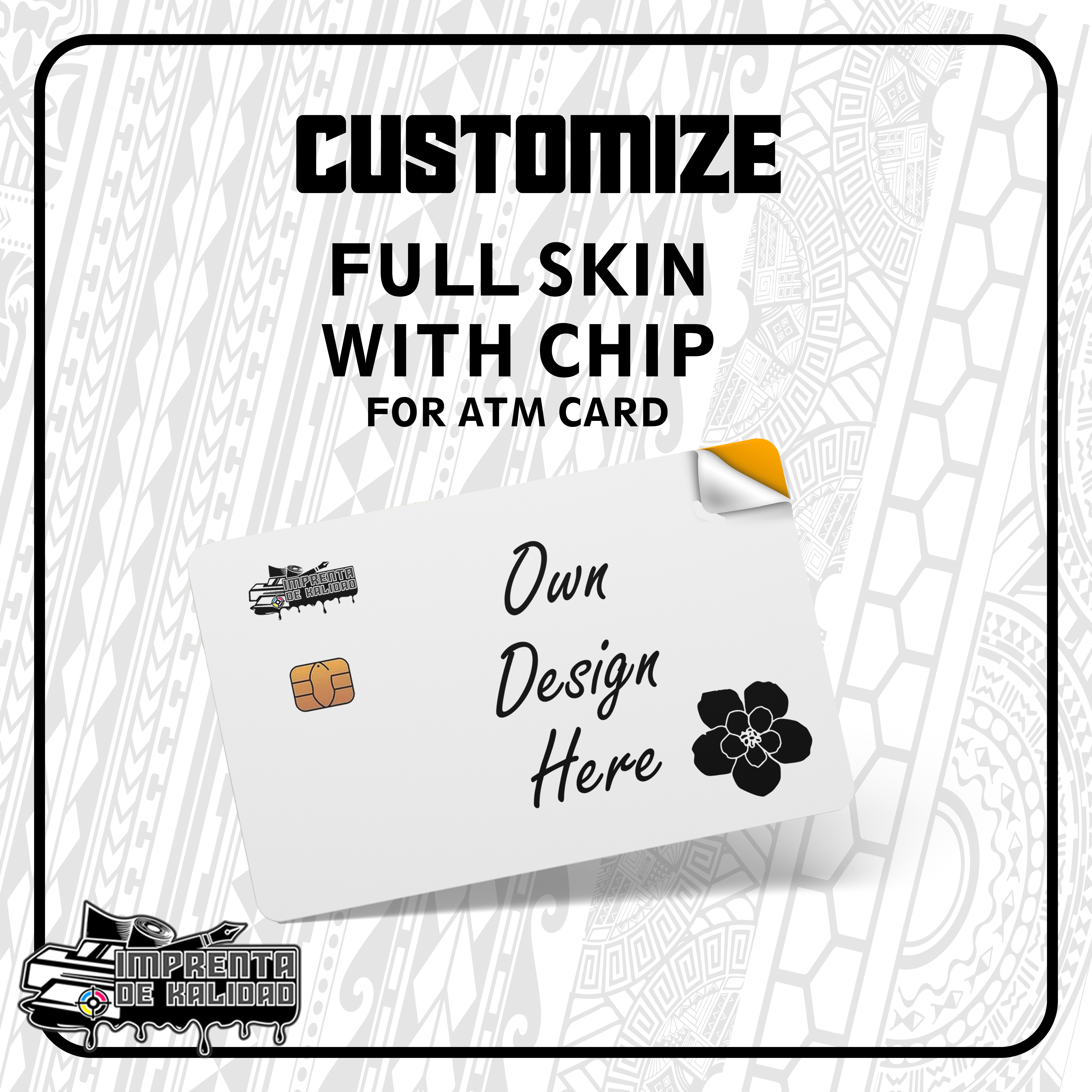 3M Custom ATM Skins Debit Credit Beep Other Cards Vinyl Quality COD  Techbeast