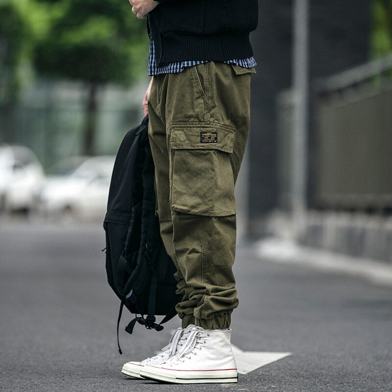 Men's Jogger Streetwear Tactics Cargo Pants Fashion Hip Hop Joggers  Solid Color | eBay