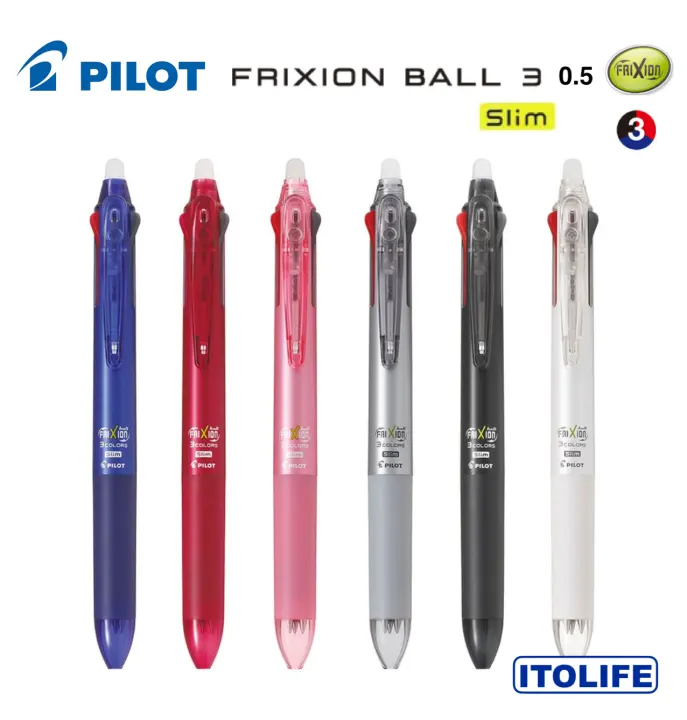 Pilot Frixion Ball 3 Slim 3 Color Multi Pen 0 5mm 1pc Lazada Ph