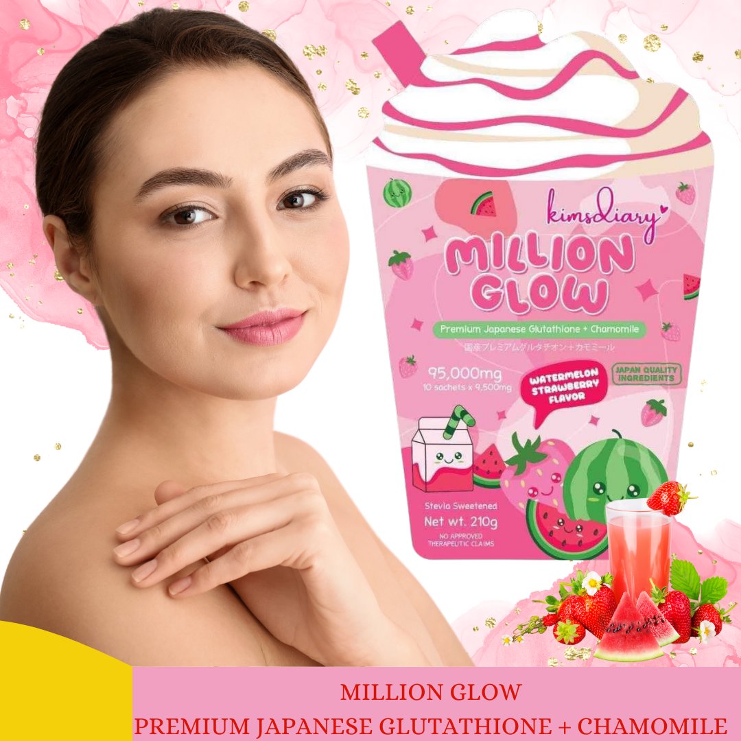 ORIGINAL Million Glow Premium Japanese Fat Burner and Premium Japanese