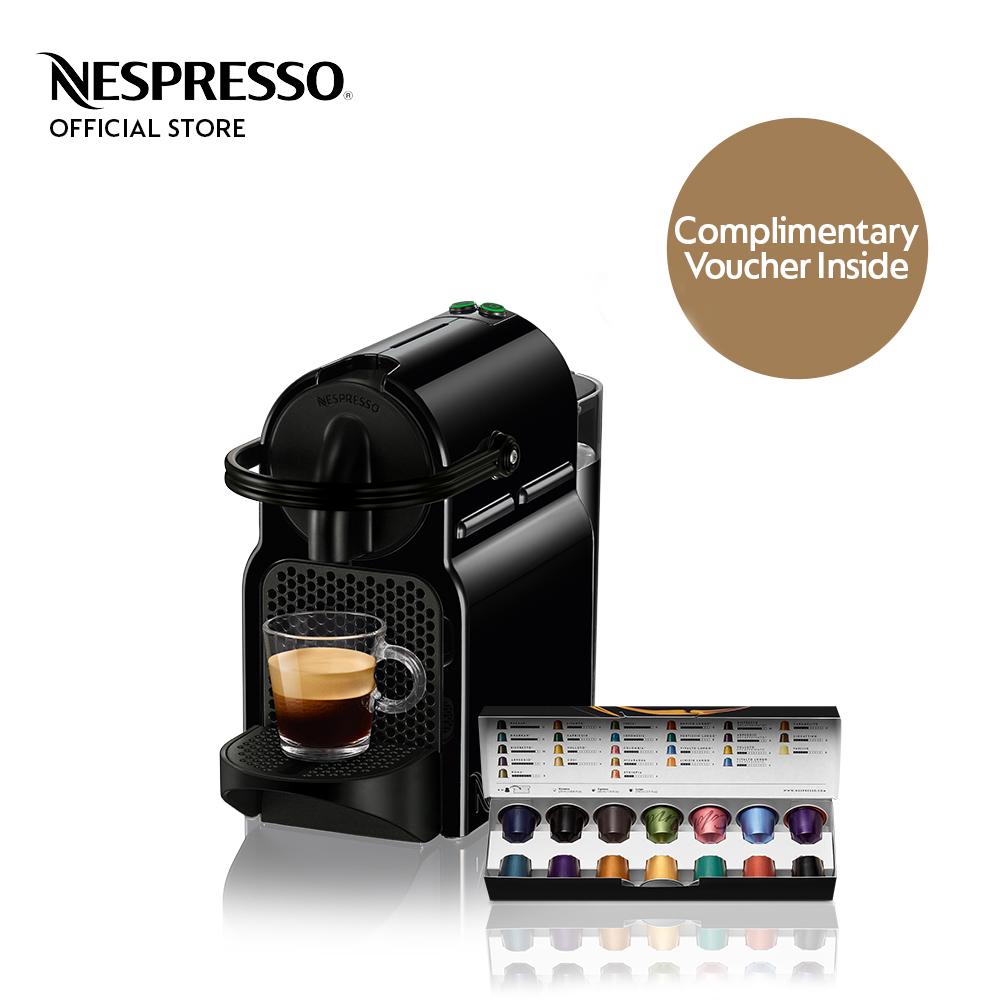 Rettidig Elastisk Forræderi Nespresso® Inissia Coffee Maker Black with Free Coffee Capsules | Lazada PH