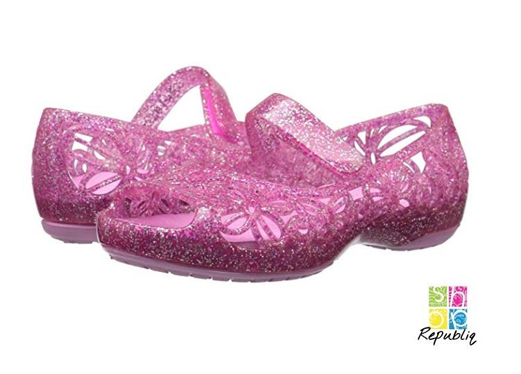 crocs isabella glitter