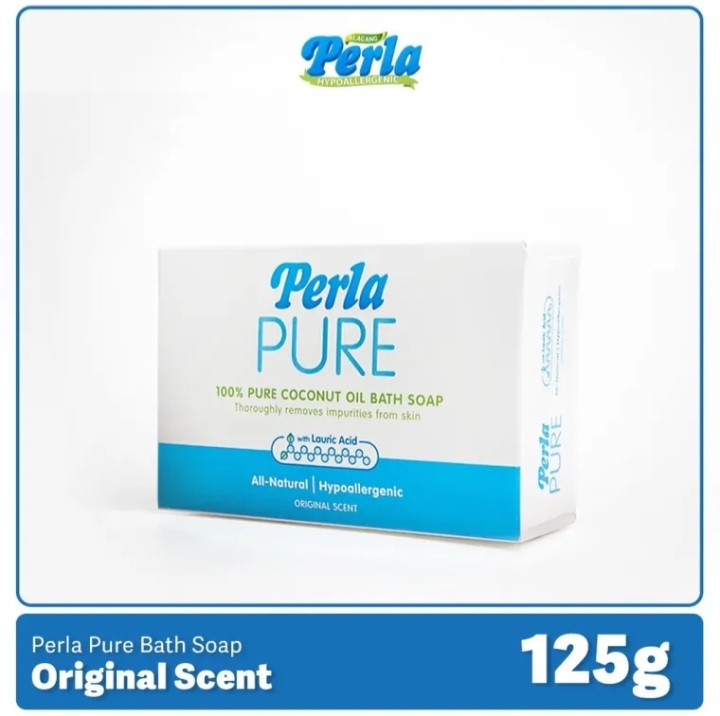 Perla Pure (100 pure coconut oil bath soap, all natural) Lazada PH