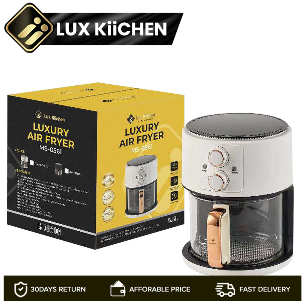 Lux Kiichen 5.5L Air Frier Automatic Oil Free Electric Fries Machine