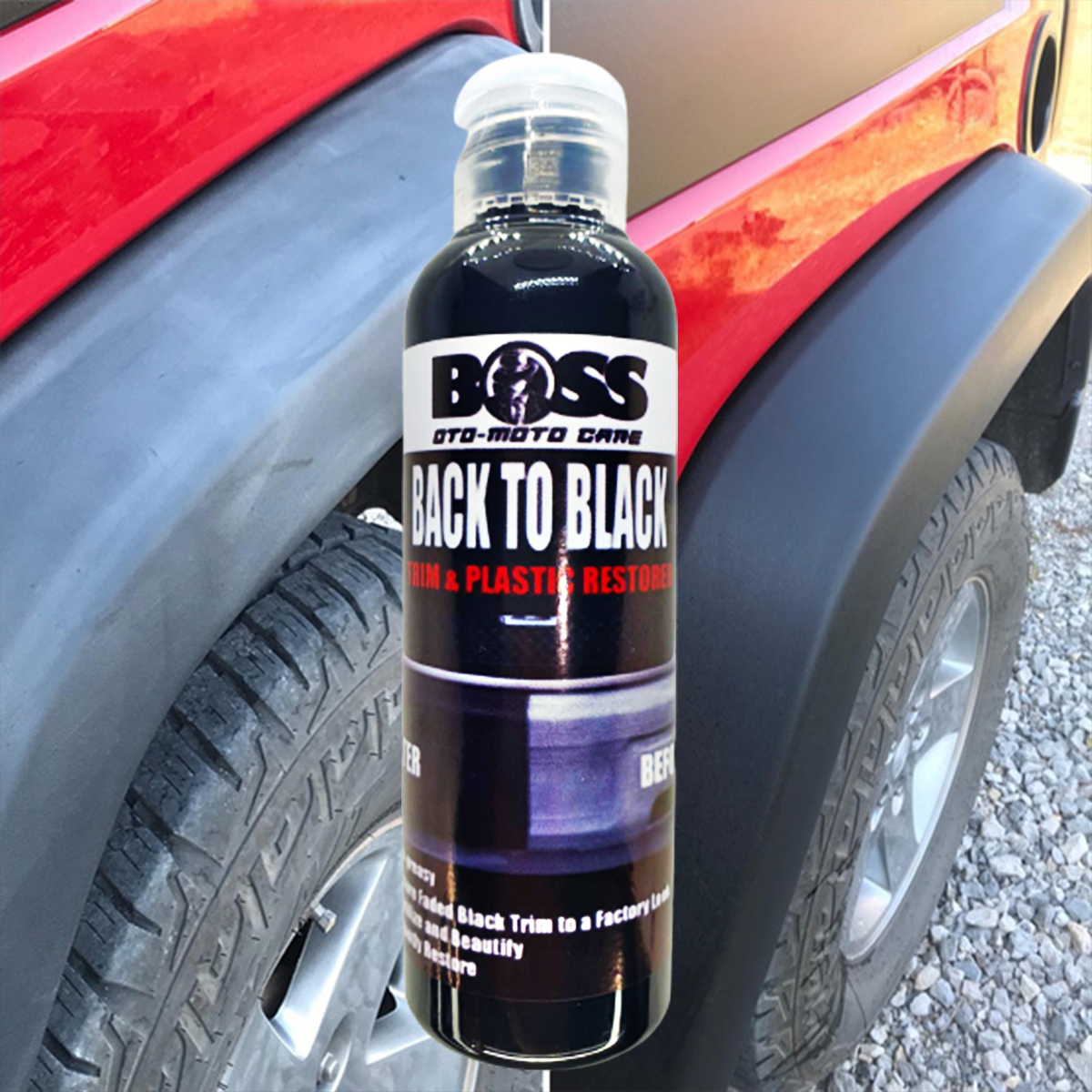 100ml BOSS BACK TO BLACK PLASTIC TRIM POLISH RESTORER LIBRE SPONGE & MICROFIBER CLOTH Lazada PH