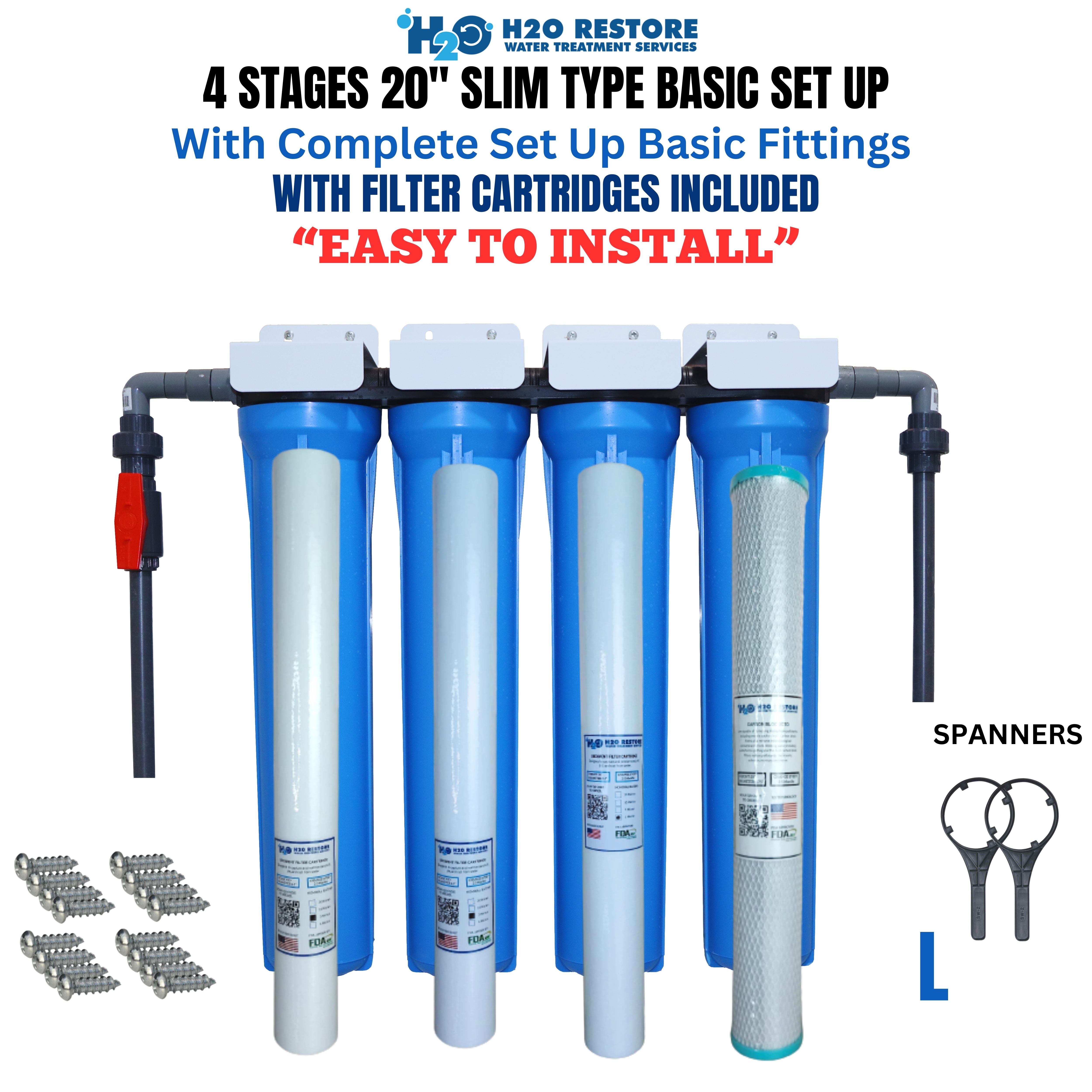 Water Filtration System Top Selling 4 Stages 20