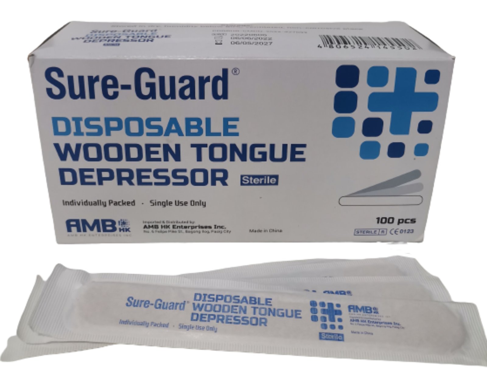 Sure Guard Sterile Wooden Tongue Depressor (1 Box 100pcs ) Lazada PH