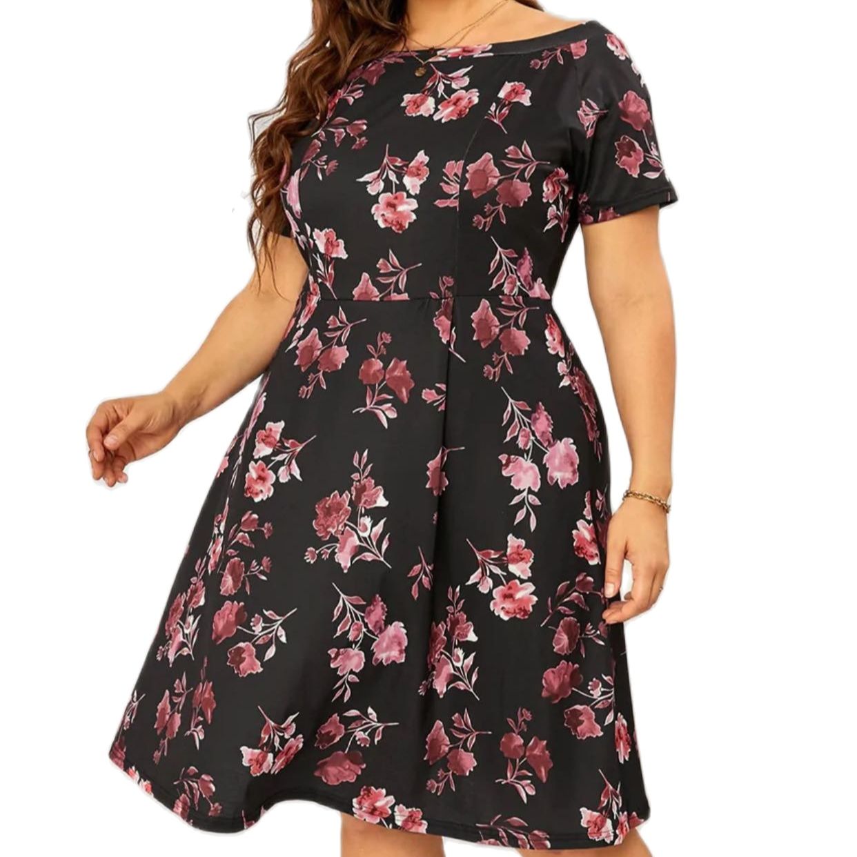 💕PLUS SIZE DRESS FOR WOMEN HOT SALE💕 A-line Elegant Chiffon Dress(BEST ...