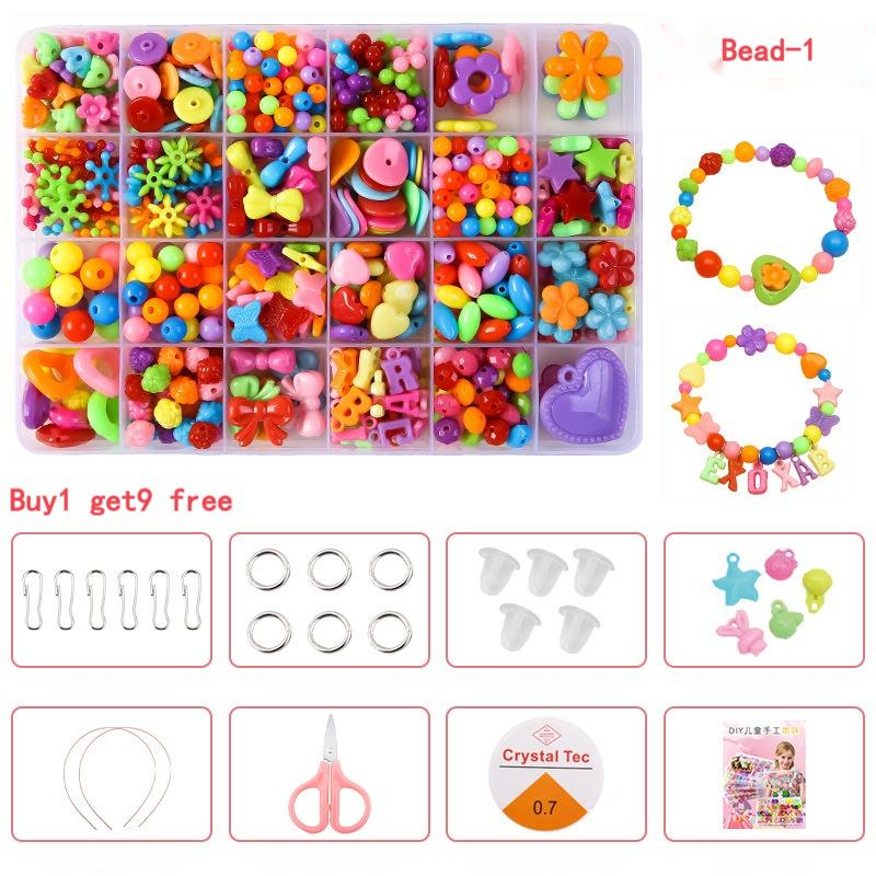 Mostin Big Set With Locks Beads Kit Letter Beads For Bracelet Making 