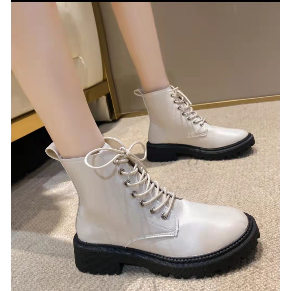 【vxLIRiWa】Women's fashion boots new! Korea Fashion Thick Bottom Casual ...