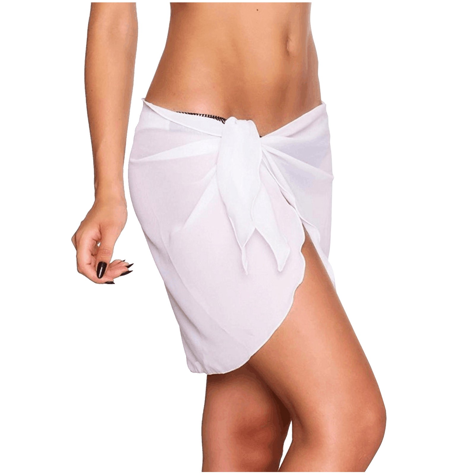 Women'S Open Crotch Sexy Panties Sexy Lace Slit Thong Mesh Skirt