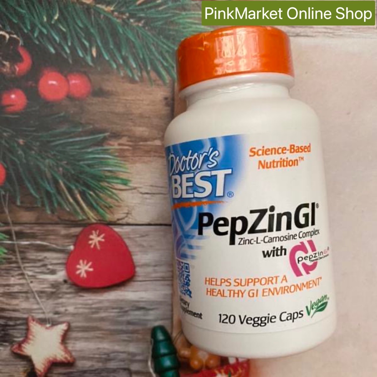 Doctor's Best, PepZin GI, ZincLCarnosine Complex, GI Tract Support