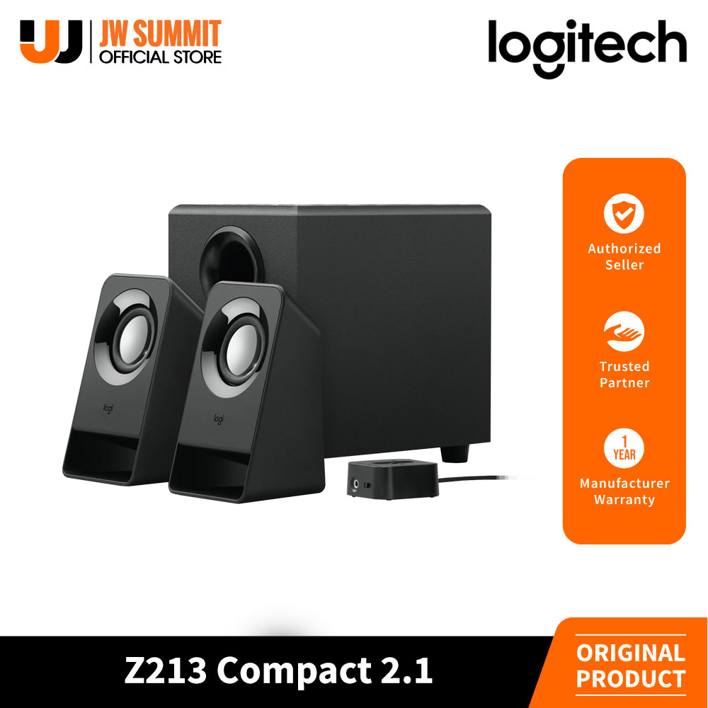 Logitech z213 2.1 sales speaker system