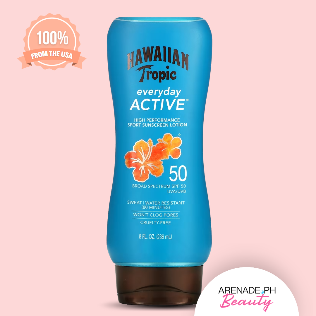 Hawaiian Tropic Everyday Active High Performance Sport Sunscreen Lotion