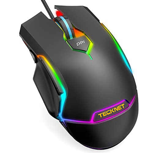 Wired Gaming Mouse,16000 DPI PC Gaming Mice with 9 Programmable