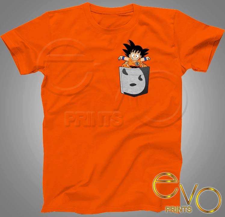 Goku Shirt Dragon Ball Z Shirt Design Cute Pocket Tee For You Orange Roundneck Lazada Ph