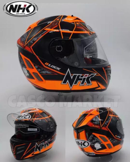 Nhk orange hot sale helmet