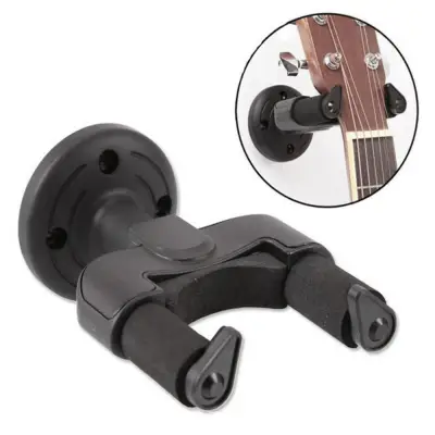 Zoo On Yoo Electric Guitar Wall Hanger Holder Stand Rack Hook Mount for All Size Guitars Universal String Instruments Wall Hanger