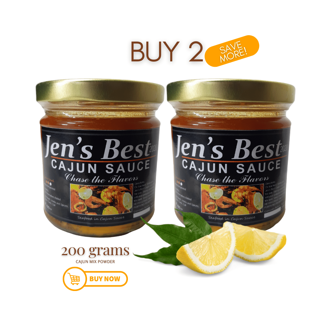2 pcs Jens Best Cajun Seafood Sauce 200ml Cajun Seasoning Powder
