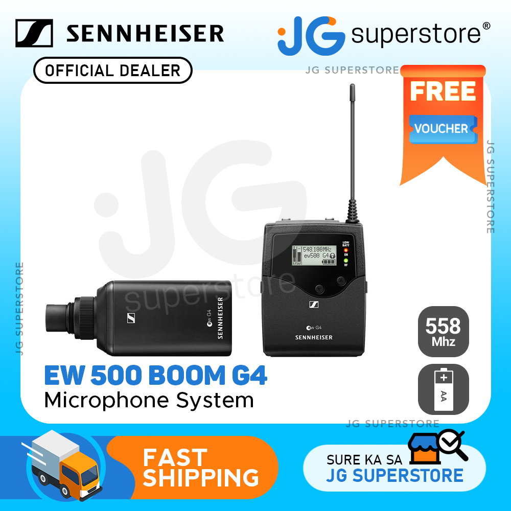 Sennheiser EW 500 BOOM G4 Wireless PlugOn Microphone System Camera