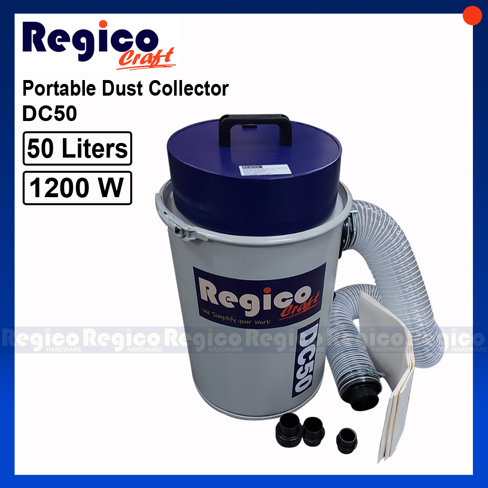 Regicocraft 50 Liters Portable Dust Collector DC50 Regico Hardware