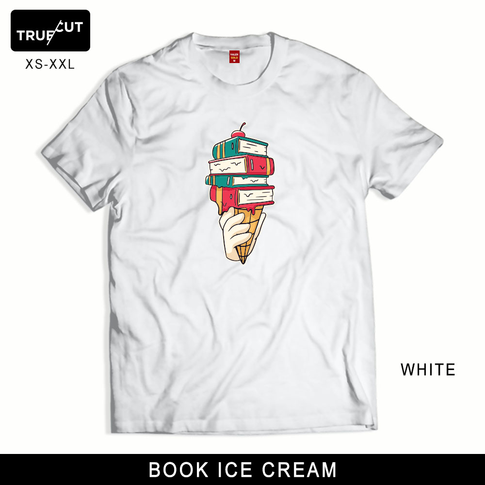 TRUECUT Tees BOOK- ICE CREAM Tshirt 