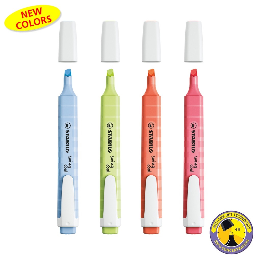 Stabilo Swing Cool Pastel Highlighter Color Set
