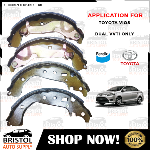 BENDIX BRAKE SHOE FOR TOYOTA VIOS 2013-UP (SUPERMAN) DUAL VVTI ONLY ...