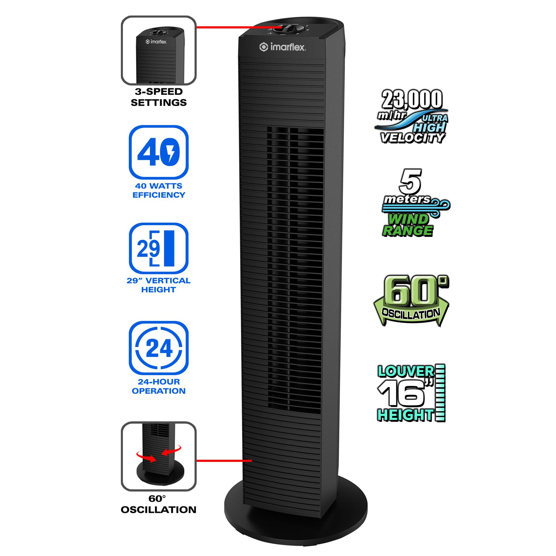 Imarflex IF-729 Tower Fan | Lazada PH