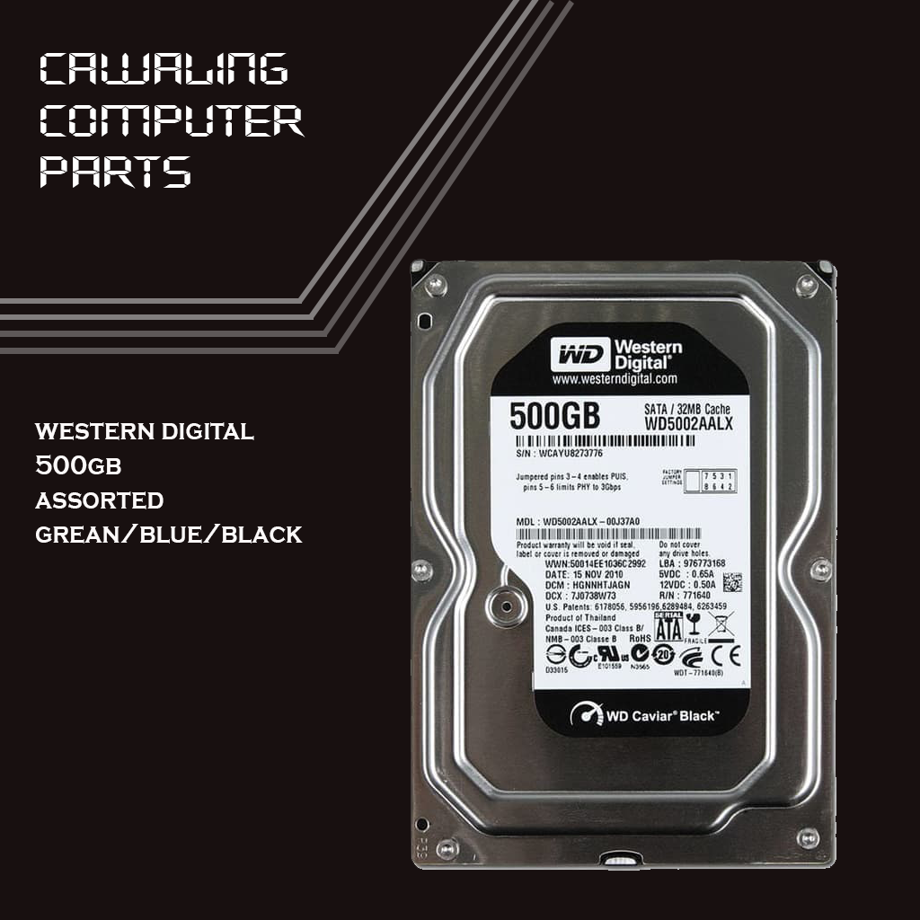 REFURBISHED DESKTOP HARD DISK DRIVE / 100 HEALTH/ 500GB 1TB FREE SATA