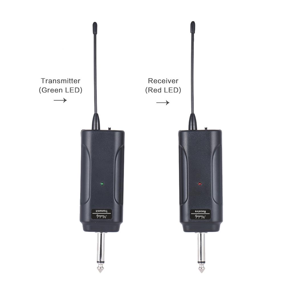 Muslady Portable Wireless Audio Transmitter Receiver System for
