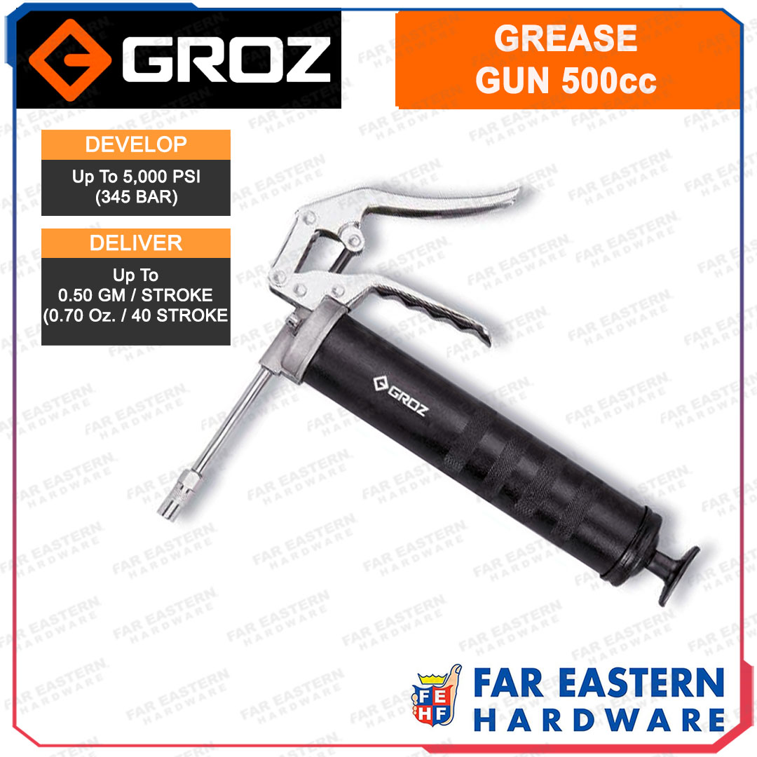 GROZ Grease Gun Hand Operated 500cc G5 Lazada PH
